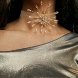 ORANGE STAR CHOKER
