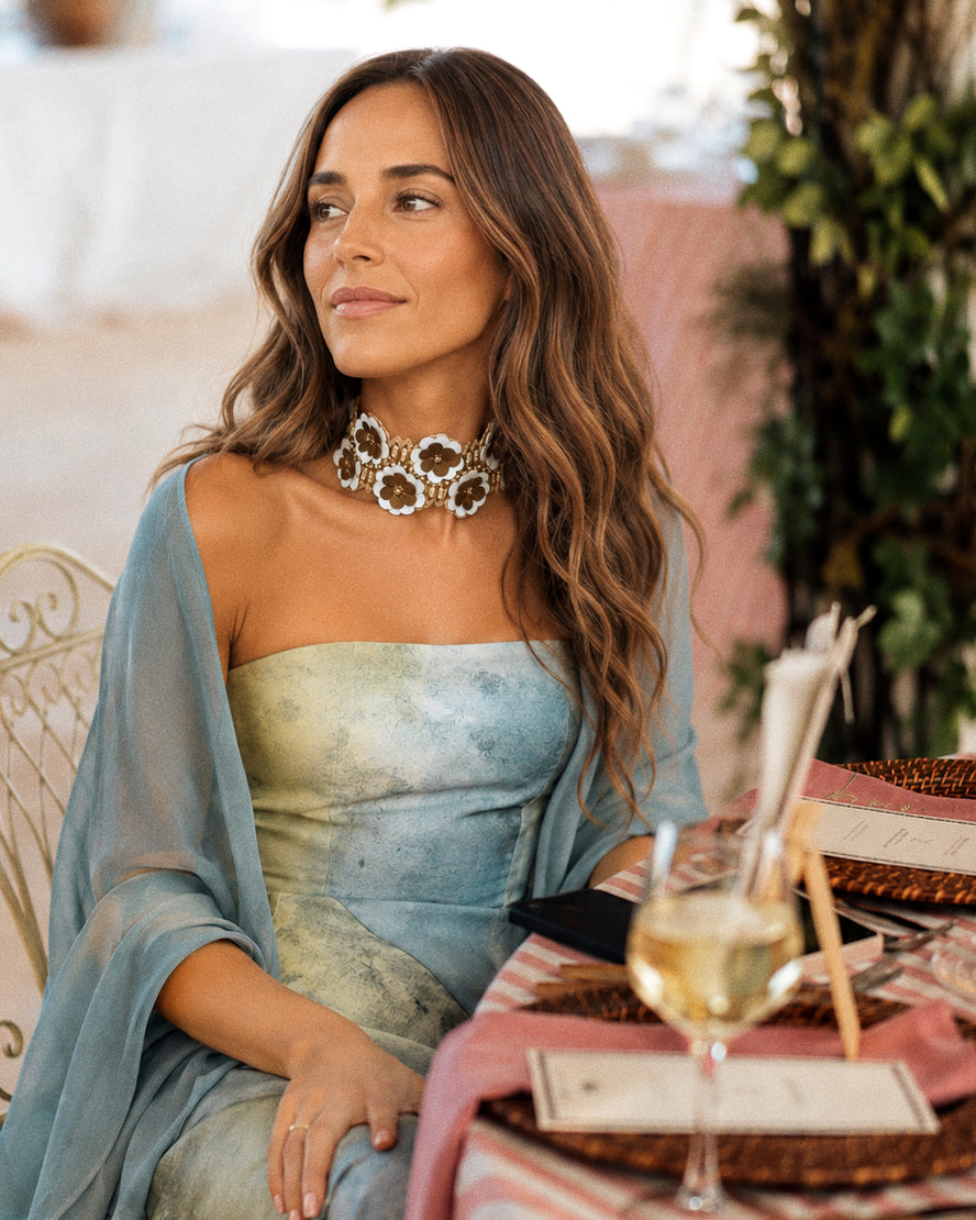 Detalle de HONEY FLOWERS CHOKER