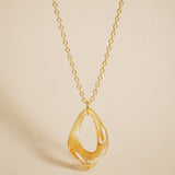 YELLOW LOOP PENDANT