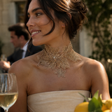 BIG FLOWER CHOKER