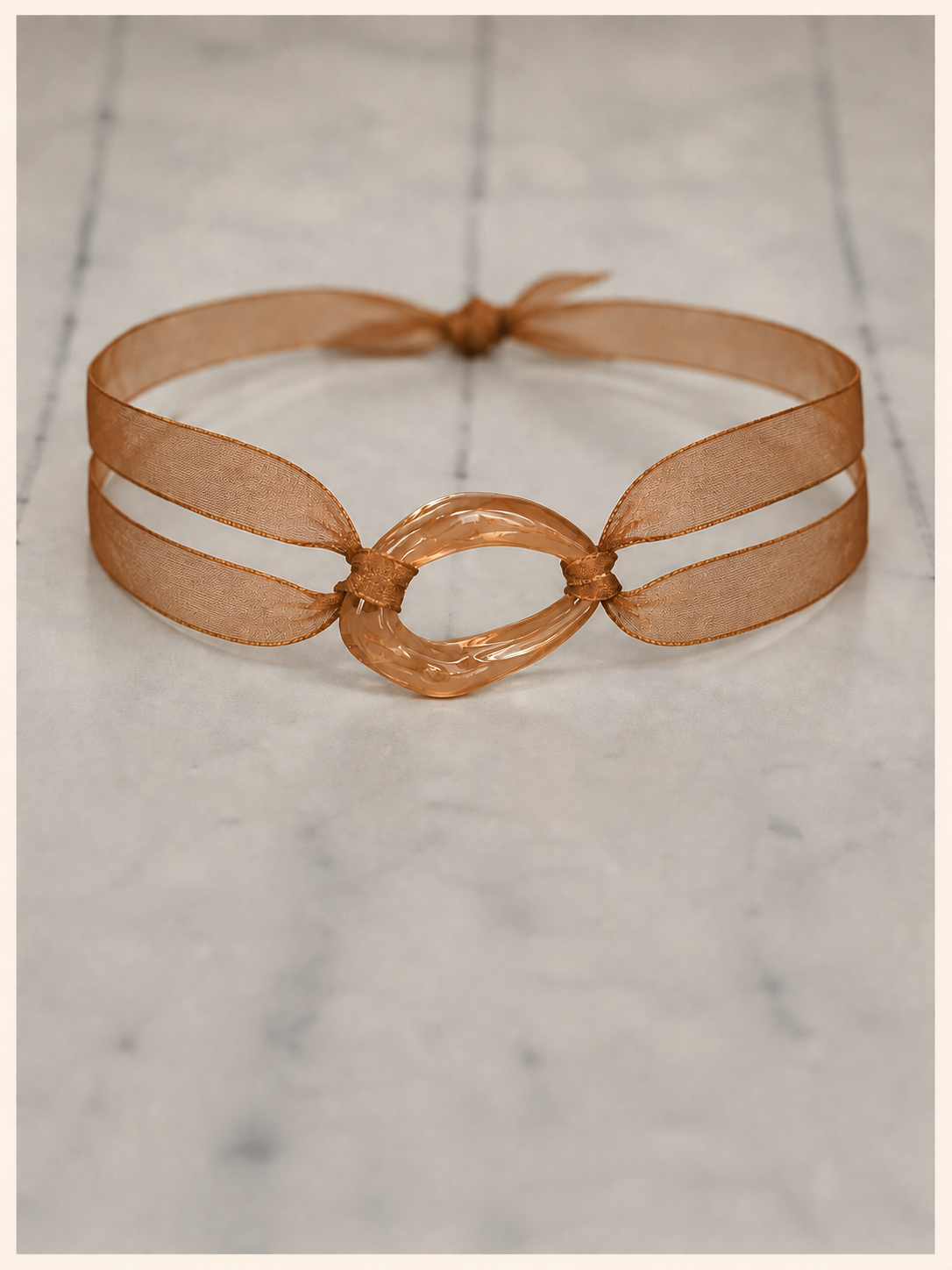 BROWN LOOP CHOKER