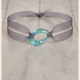 LIGHT BLUE LOOP CHOKER