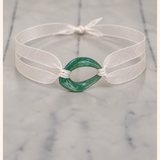 DARK GREEN LOOP CHOKER