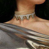 TRIANGLE GOLD CHOKER