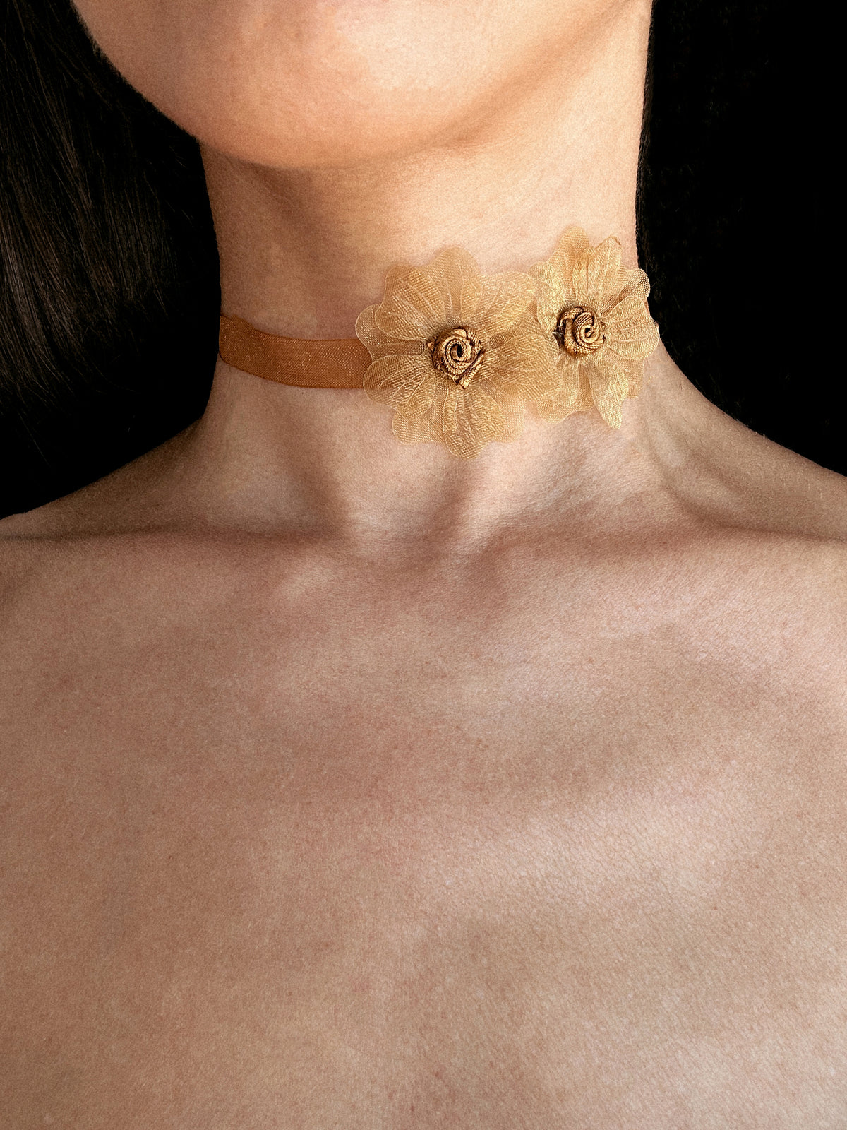MUSTARD FLOWER CHOKER