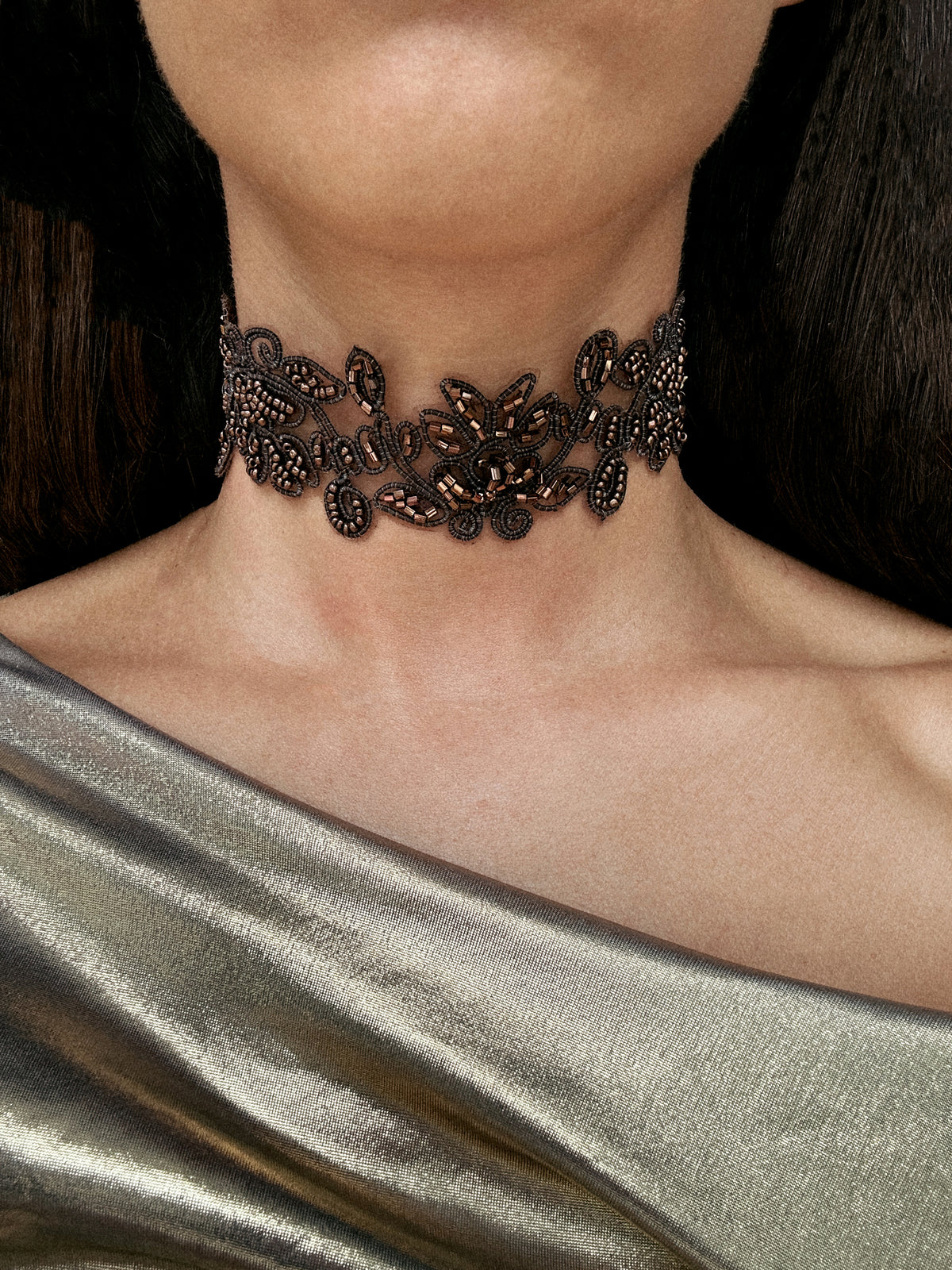 Detalle de JARDÍN DE SIENA CHOKER