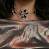 SILVER STAR MIRROR CHOKER